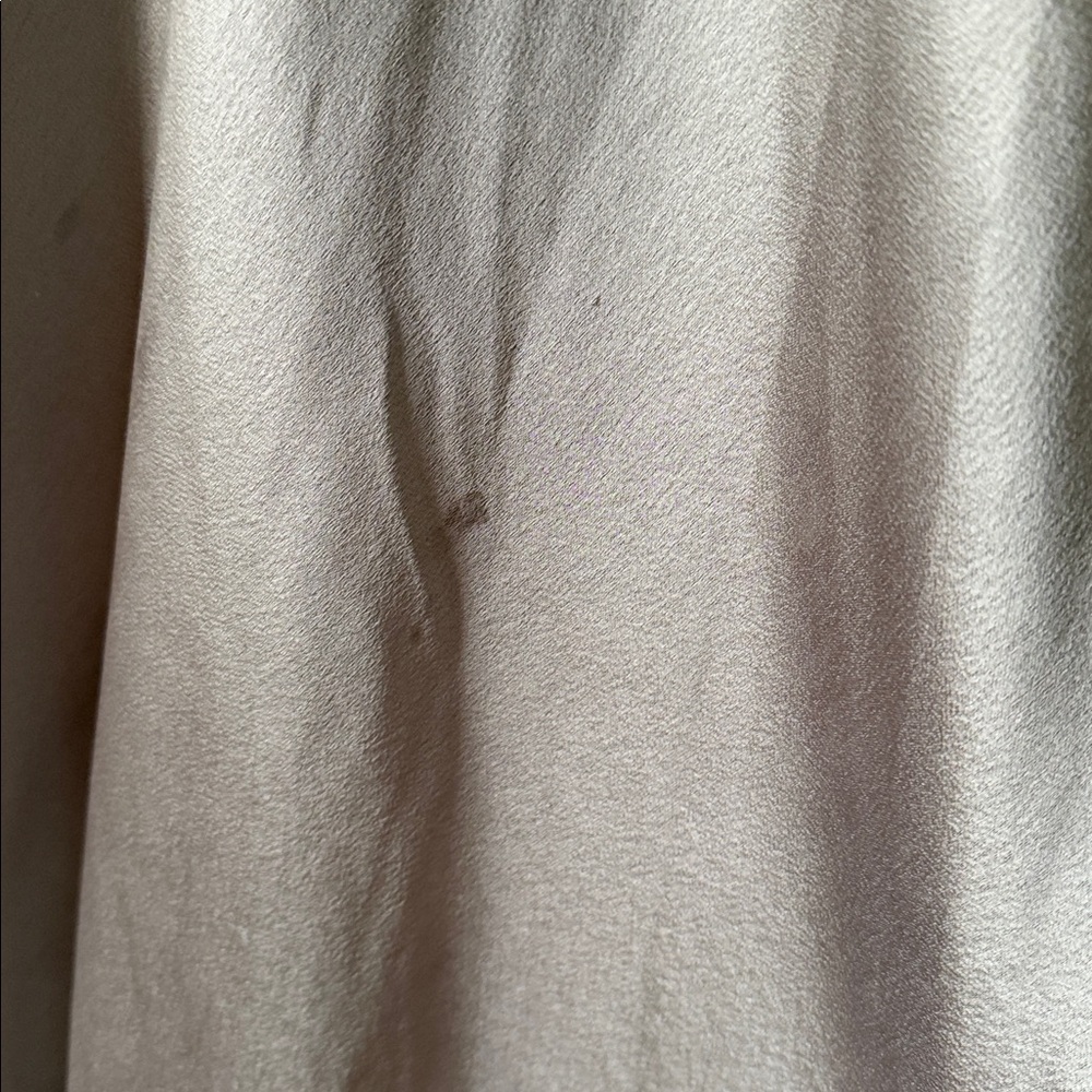Jenny Yoo Olive Green Satin Slip Dress - Picture 4 of 10